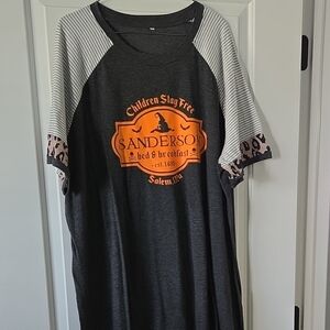 Hocus Pocus Graphic Tee - Gray and Orange